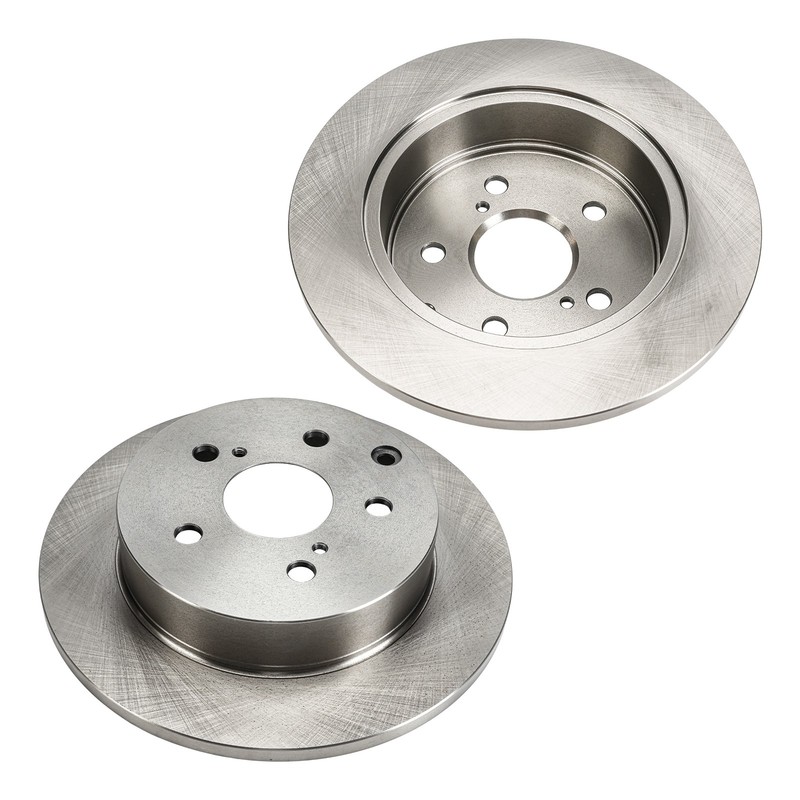 Rust Preventative 11.07" Rear Solid Brake Rotors For 2006-2018 Toyota RAV4 2PC gallery