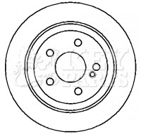 2x Brake Discs Pair Solid fits MERCEDES E250 S212, W212 2.2D Rear 09 to 16 300mm gallery