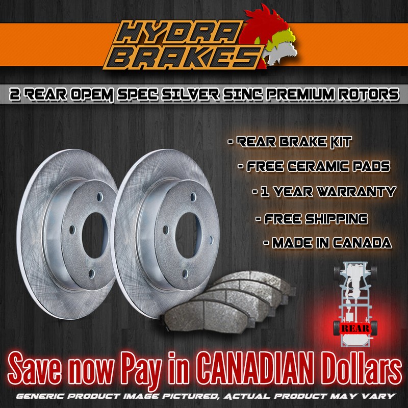 FITS 2003 2004 FORD F150 4WD OE BLANK Brake Rotors CERAMIC SLV R