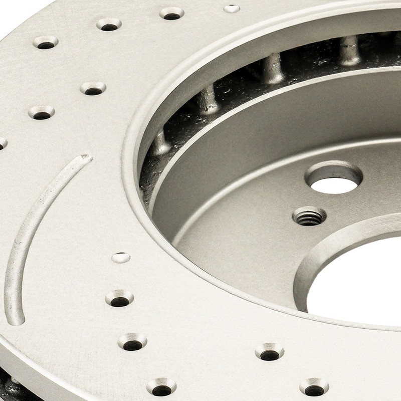 Front Drilled Brake Rotors Set of 2 For 1992-1999/2000-2001 Toyota Camry 2.2L gallery