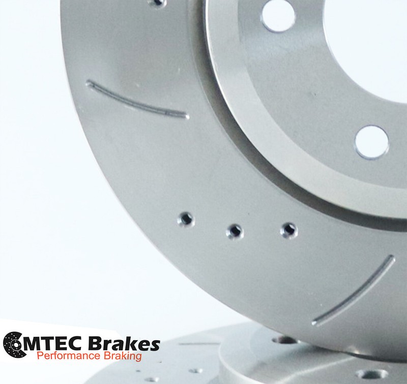 Octavia RS Front Rear Drilled And Grooved Brake Discs gallery
