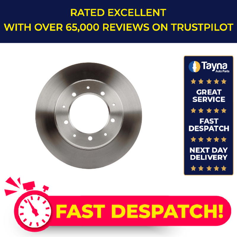 2x Brake Discs Pair Solid fits RANGE ROVER VOGUE 3.5 Rear 81 to 90 289.6mm Set