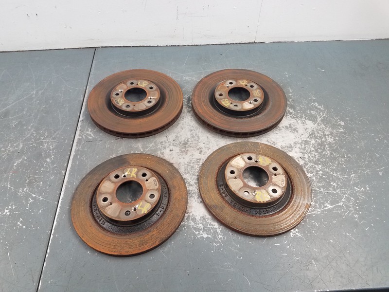 2004 Honda S2000 AP2 Brake Rotor Set 7K Miles #5288 X2