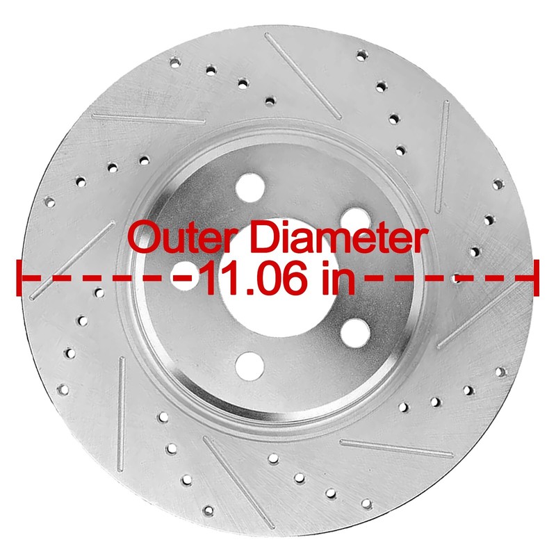 Rear Disc Brake Rotors for 2007 - 2011 Toyota Camry 2007 - 2012 Lexus ES350 gallery