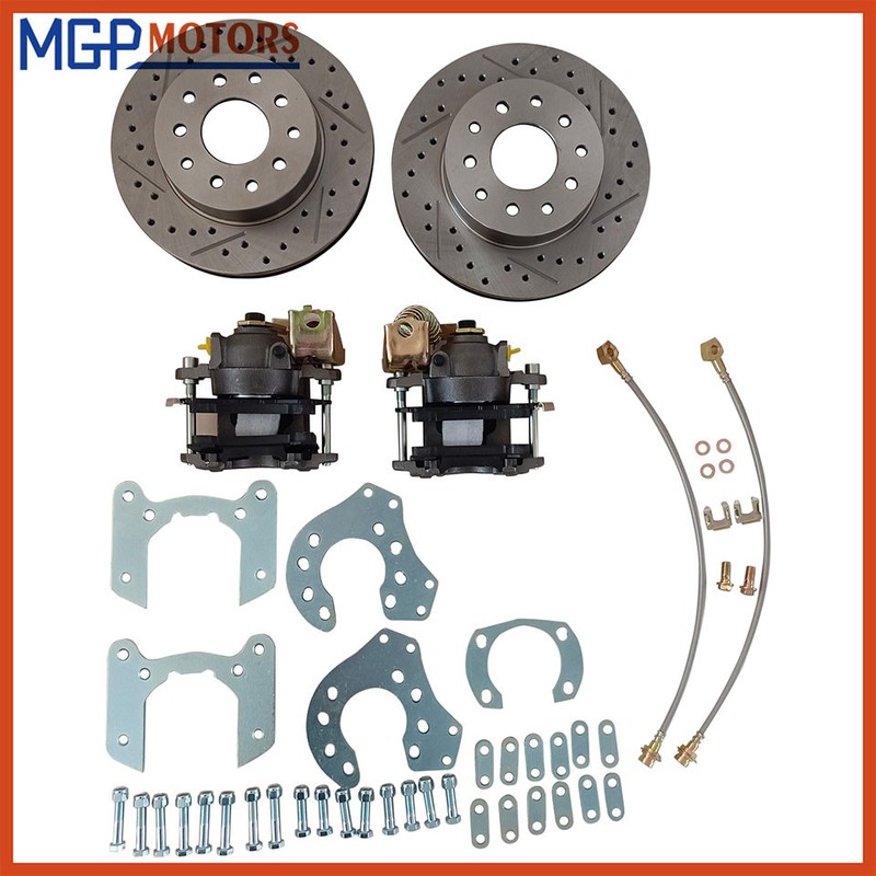 For Ford 9 Inch Bolt-On Disc Brake Kit, Currie Axles, E-Brake Rotors