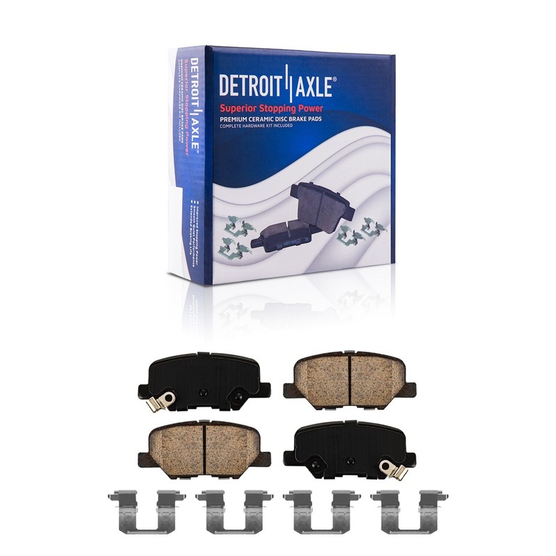 Rear Brake Rotors Ceramic Brake Pads Kit for Mitsubishi Outlander PHEV Sport RVR gallery