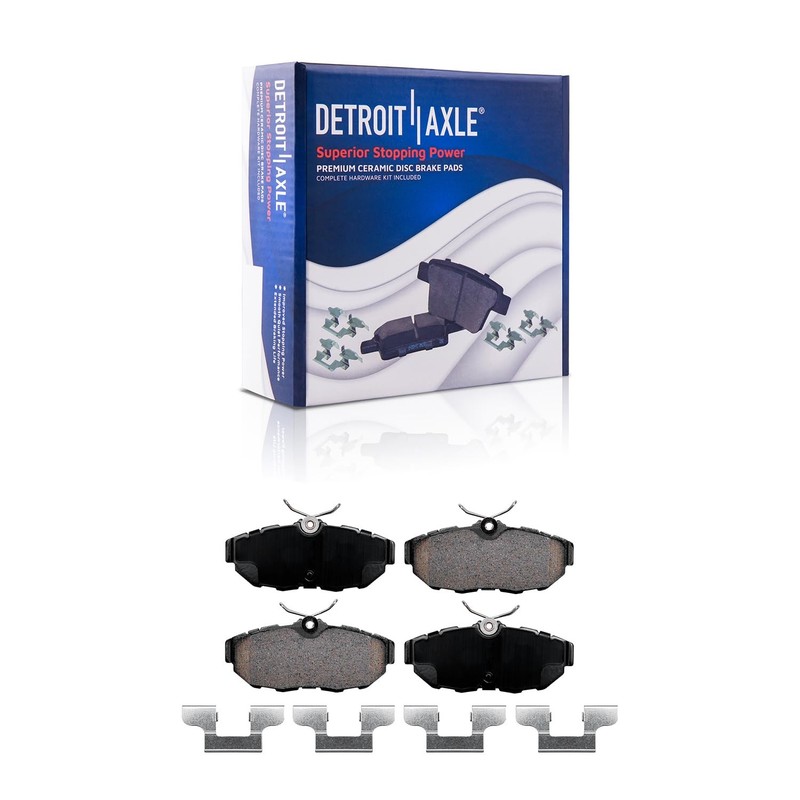 5-Lug Front & Rear Brake Pads Rotors for 2011 2012 2013 2014 Ford Mustang gallery