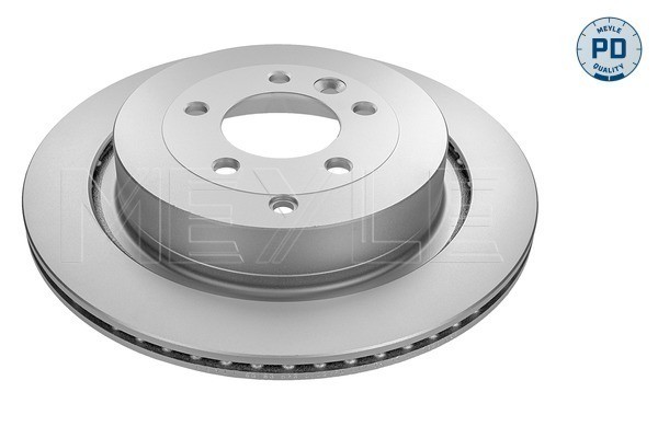 2X Meyle 53-83 523 0002/PD Rear Brake Disc Vented 350mm Fits Land Rover Range