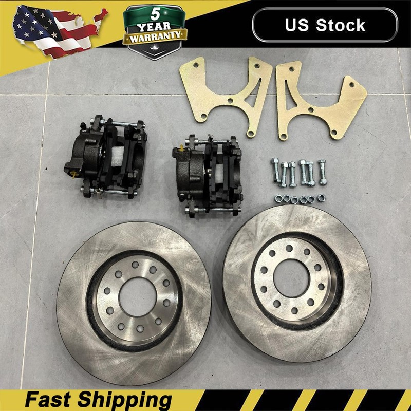 Motors Bolt-On Rear Disc Brake Conversion Kit Fit For GM 10 Bolt & 12 Bolt