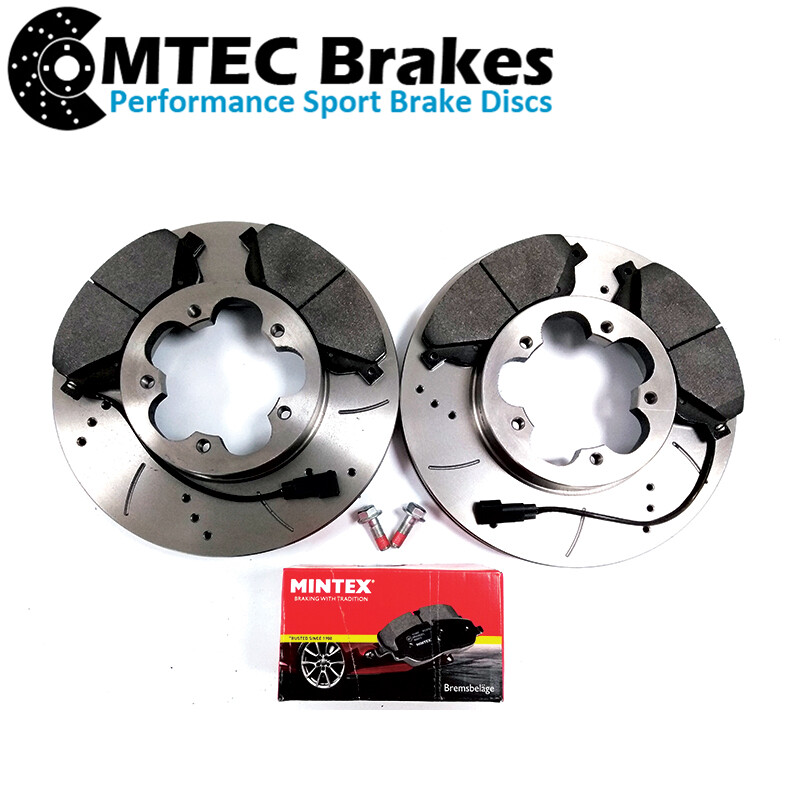 Transit Tourneo 2.2 TDCI 125 130 06-14 Front Brake Discs & Drilled Grooved