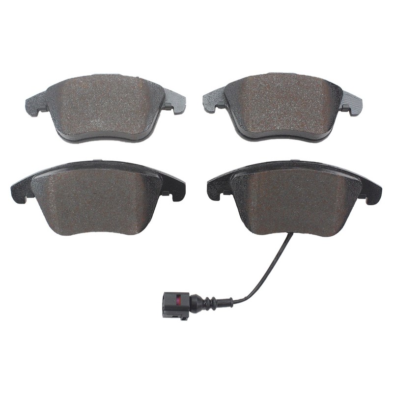 DuraGo Front Rotor Hella Low-Met Disc Brake Pad Kit For Volkswagen Passat Tiguan gallery
