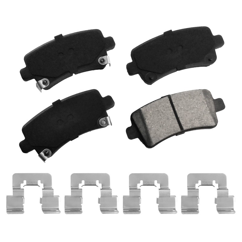 Rear Drilled Rotor Ceramic Brake Pads for Chevy Malibu / Limited Buick LaCrosse gallery