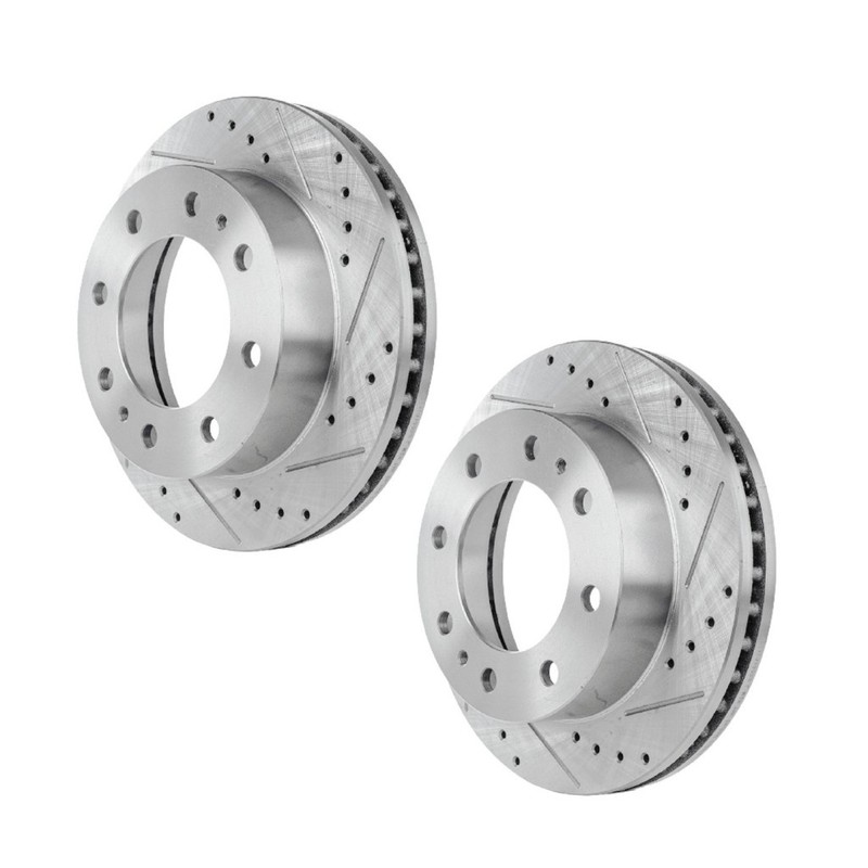 For GMC Sierra 1500 2004 Brake Discs | Front | Cast Iron | Natural Disc Finish