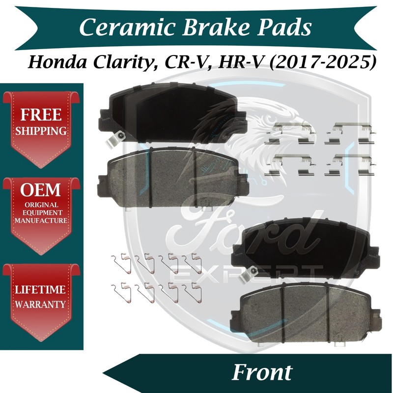 Bosch OEM Front Brake Pads For 2017-2025 Honda Clarity/CR-V/HR-V 10 Yr Warranty