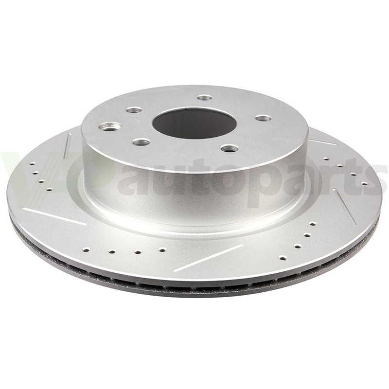 Drilled & Slotted Rear Brake Pads And Rotors Fits Infiniti EX35 3.5L G37 3.7L gallery