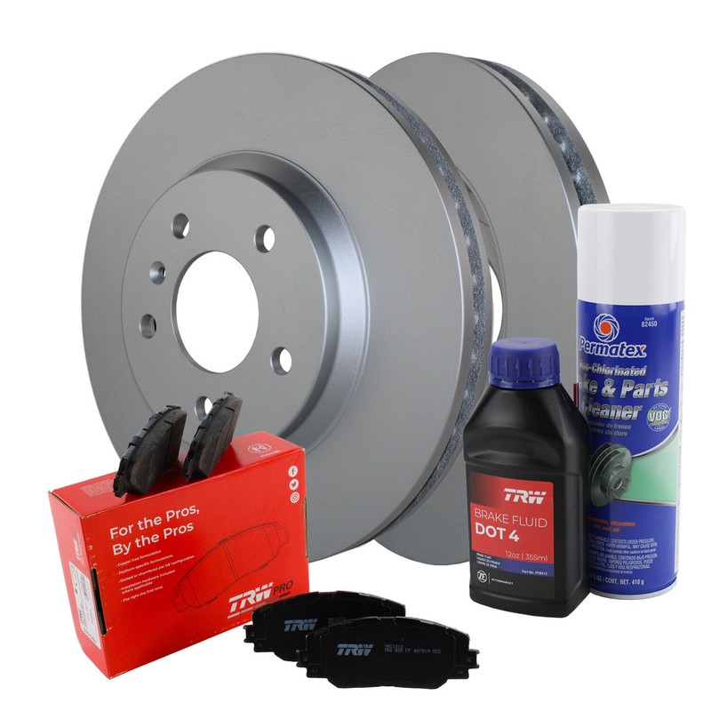 Front Brake Kit 303mm Rotors TRW Ceramic Pads For Lucerne Impala Ltd Monte Carlo