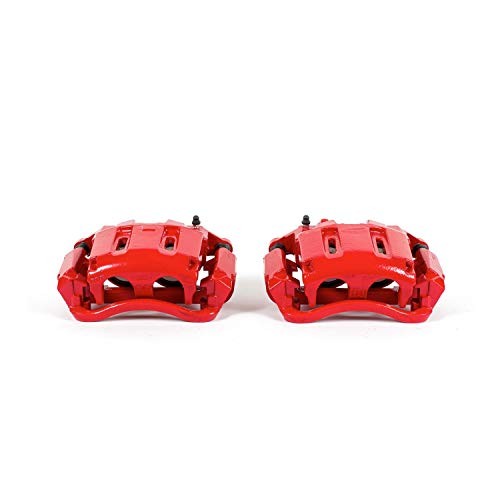 Power Stop S4996 Performance Front Brake Calipers Powder Coated Red Pair gallery