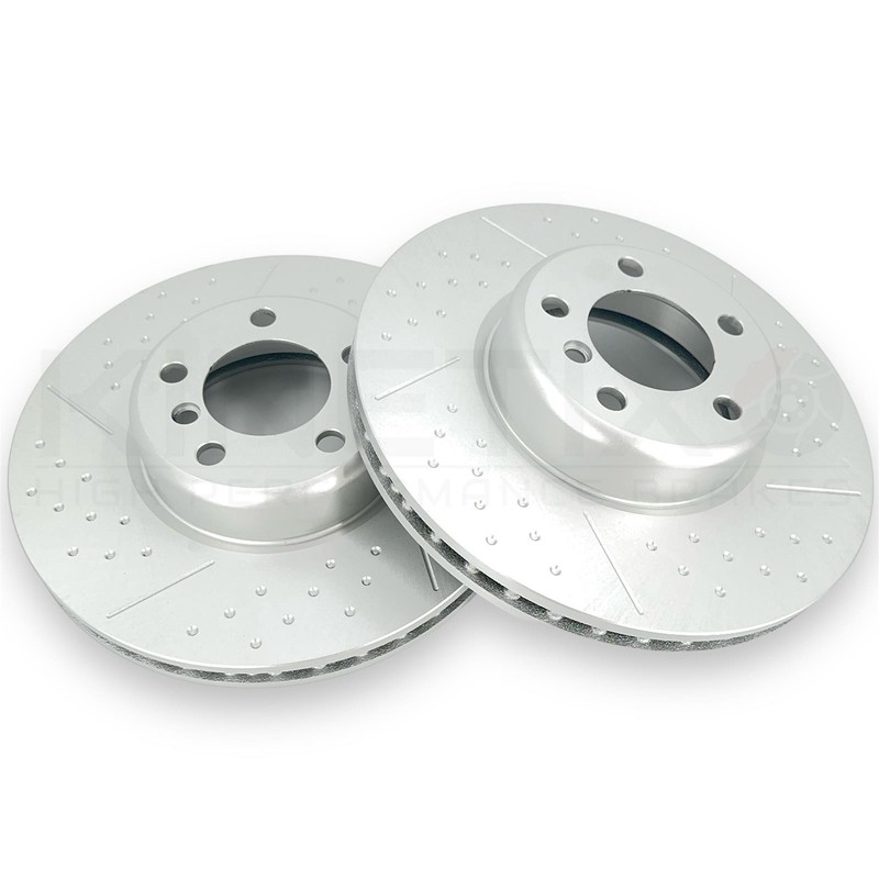 FOR BMW 218i 220i 228i 230i 218d 220d 225d DIMPLED GROOVED FRONT BRAKE DISCS 340