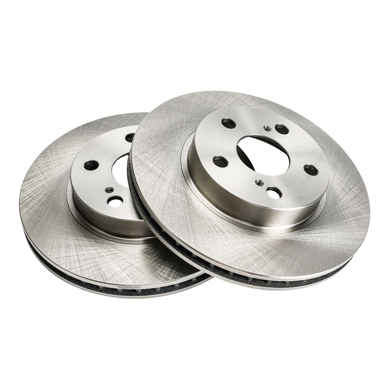 2PC Front Vented 255mm Brake Disc Rotor Fits 2004-2009 Toyota Prius 980312FZN gallery