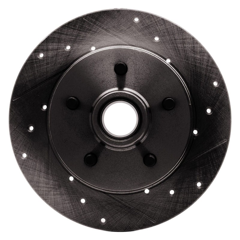 For Chevy C1500 88-94 Brake Rotor eLINE Drilled & Slotted 1-Piece Front