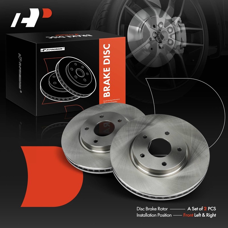 A-Premium 2pcs 289.7mm Front Disc Brake Rotors for Nissan Quest INFINITI M45 Q45 gallery