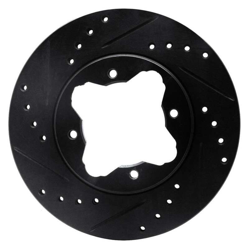 For Honda Accord 90-97 Brake Rotor DFC Premium Drilled & Slotted Front Driver