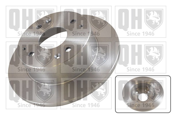 2x Brake Discs Pair Solid fits HONDA ACCORD CH2, CH8 2.0D Rear 99 to 02 20T2N QH gallery