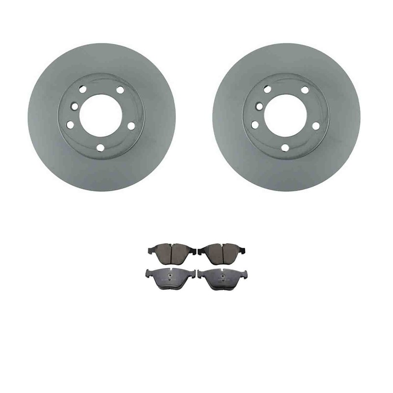 Zimmerman Front Rotors Akebono Euro Disc Brake Pads Kit For E84 X1 E90 E91 328i
