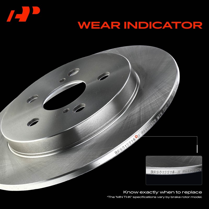Rear Disc Brake Rotors for Toyota Camry 92-01 Solara 99-03 Lexus ES300 1997-2001 gallery