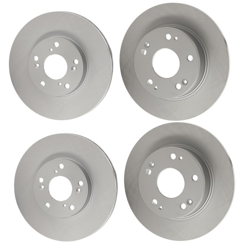 Front & Rear Brake Disc Rotors For Honda Accord 2003 2004 2005 2006 2007