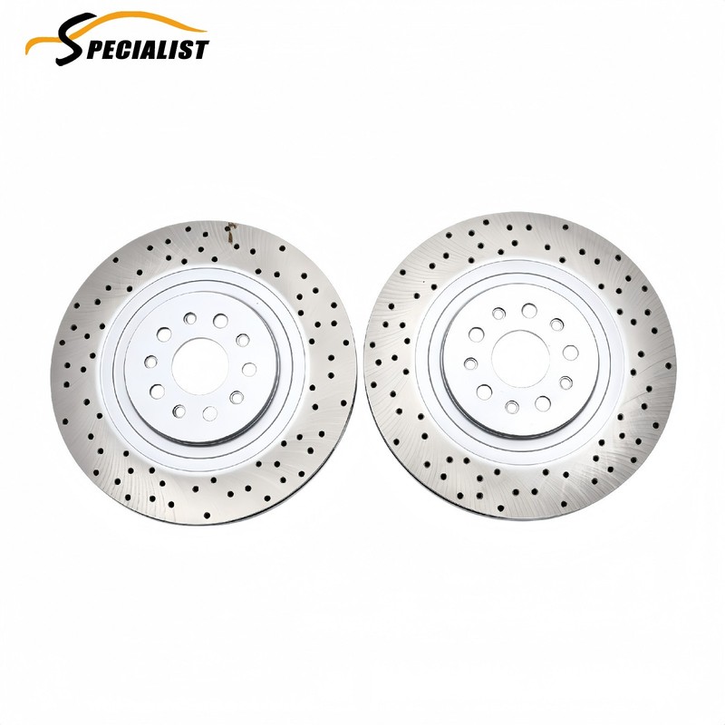 High-Quality Pair Front Brake Rotors For Maserati Ghibli Quattroporte 2017-2021 gallery