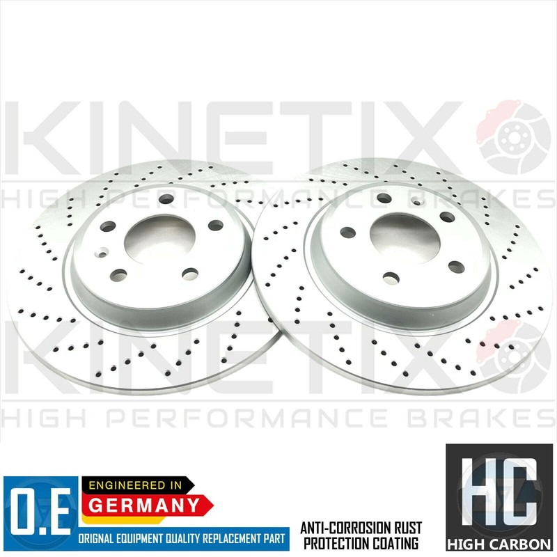 FOR AUDI A4 45 TFSI B9 DRILLED FRONT REAR BRAKE DISCS BREMBO PADS 314mm 300mm gallery