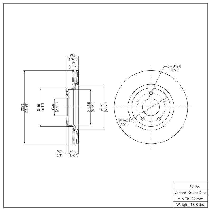 R1 Concepts Front Brake Rotor for Nissan Altima 2013-2015 – Fits 13-15 Models gallery