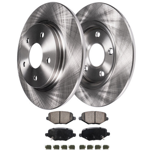 Rear Brakes Rotor Pad And Brake Fluid For Dodge Grand Caravan Journey 2008~2016 gallery