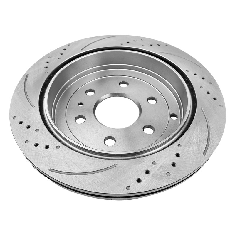 Rear Drilled Disc Rotors Brake Pads for Chevy Traverse GMC Acadia Buick Enclave gallery
