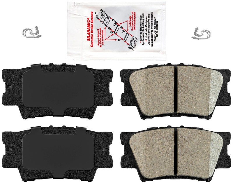 2013-18 Toyota Rav 4 Front & Rear Ceramic Brake Pad & Coated Rotors For LE 275mm gallery