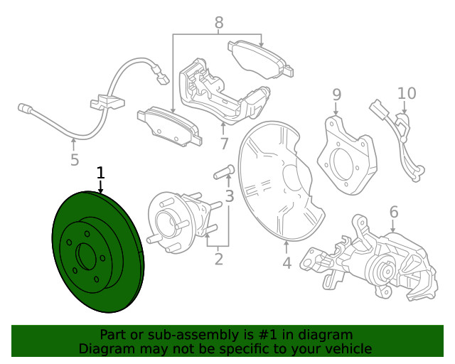 Genuine GM Rotor 13514611 gallery