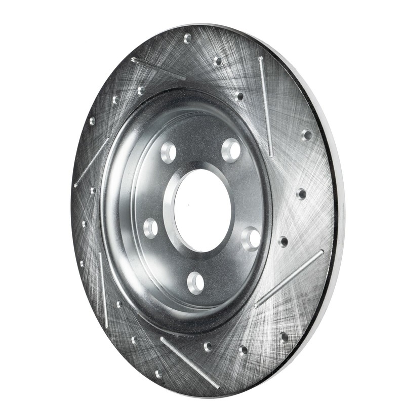 Rear Drilled Disc Brake Rotors for Kia Sedona Sorento Hyundai Santa Fe Sport XL gallery