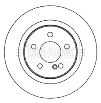 2x Brake Discs Pair Solid fits MERCEDES C250 S204, W204 2.2D Rear 10 to 14 300mm gallery