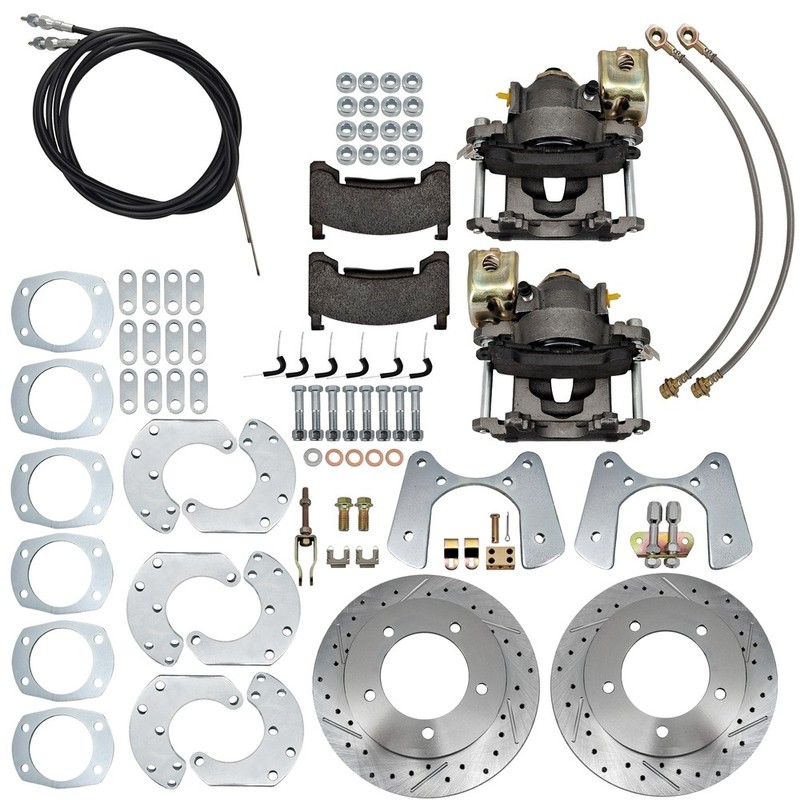 Fits 9 Inch Pre-1987 Ford F-150 Bronco Rear End Disc Brake Conversion Kit gallery
