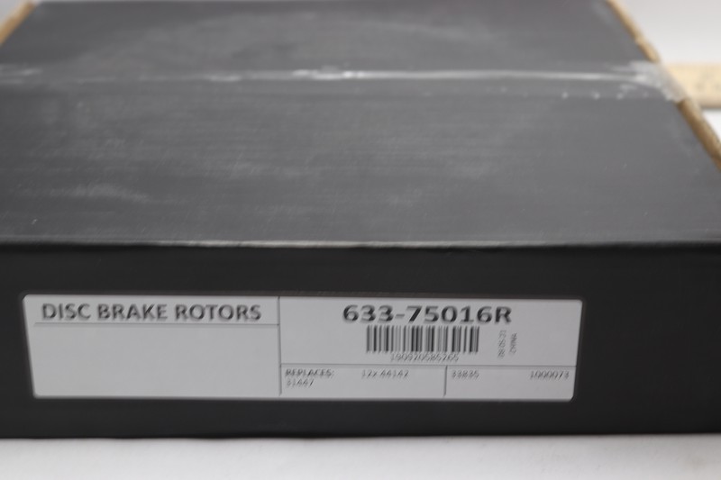 Dynamic Friction Drilled and Slotted Brake Rotor Zinc Black 633-75016R