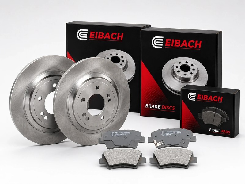 Ceibach Rear Brake Discs & Pads Set 300mm Solid Fits Jaguar E-Pace Xe Xf T4N1742