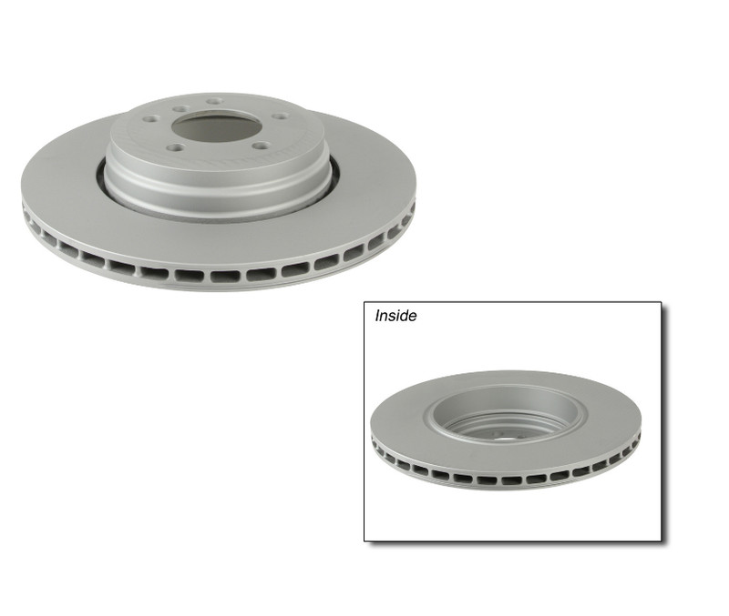 Rear Brake Rotors With Brake Pads & Sensor For 02-05 BMW 745i,745Li,760i,760Li gallery