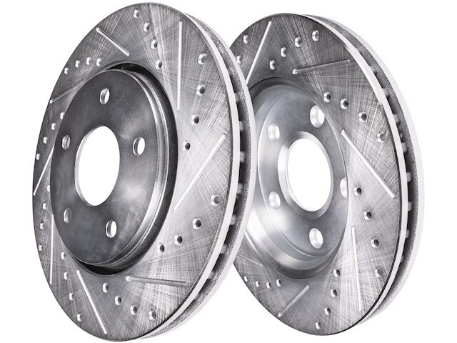 Detroit Axle 23DG17T Front Brake Rotor Set Fits 2010-2015 Chevy Camaro 6.2L V8