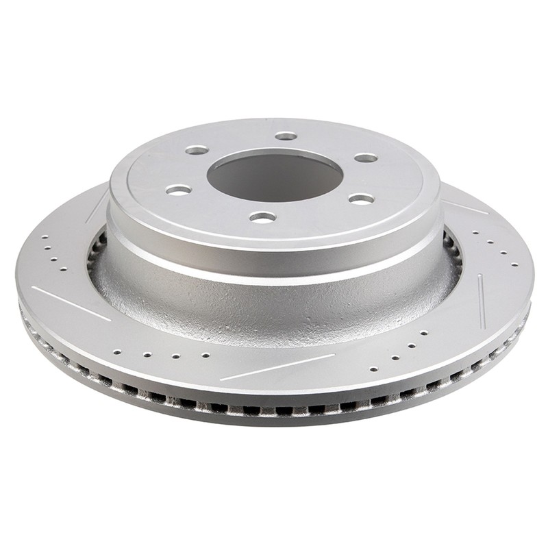 FOR 12-17 Ford F-150 Raptor Front & Rear Drilled Slotted Rotors + Brake Pads gallery