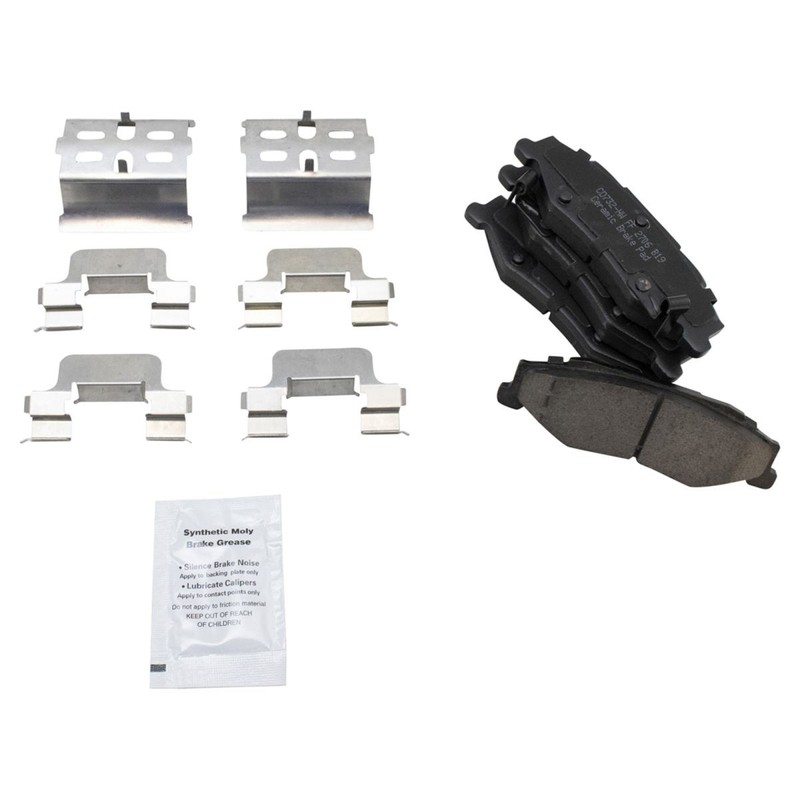 Performance Brake Rotor & Ceramic Pad Front & Rear Kit w/Chemicals gallery
