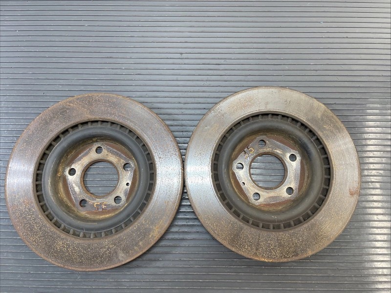2016-2025 Audi A4 Rear Left and Right Disc Brake Rotor Set 34k Mil Set of 2 OEM gallery
