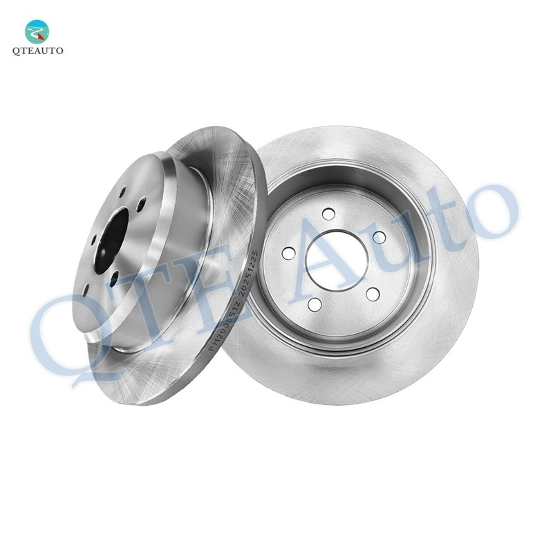 Rear 285mm Brake Disc Rotors For 1996-2002 Ford Crown Victoria