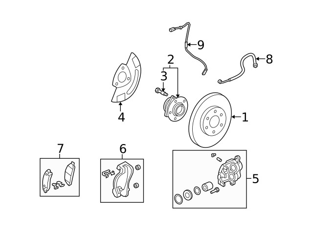 Genuine GM Front Disc Brake Rotor 22955495 gallery