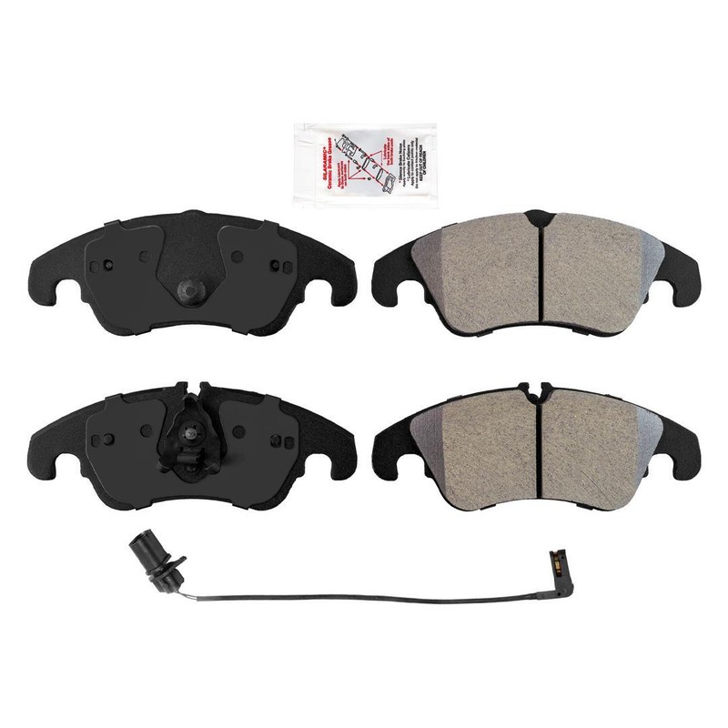 F&R Brake Rotors Metallic Pads & Sensors For 2012 13 2018 Audi A6 Quattro 356MM gallery